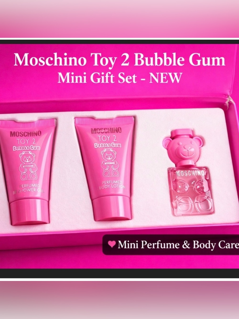 Moschino Toy 2 Bubble Gum Mini Gift Set